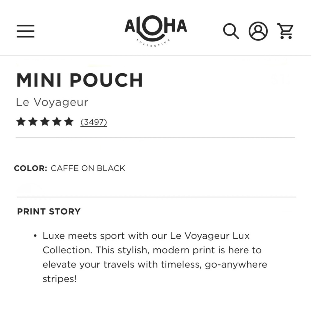 ALOHA Collection Mini Pouch - Picture 4 of 7